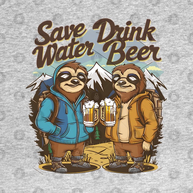 "Chill & Spill: Slothful Sips" by WEARWORLD